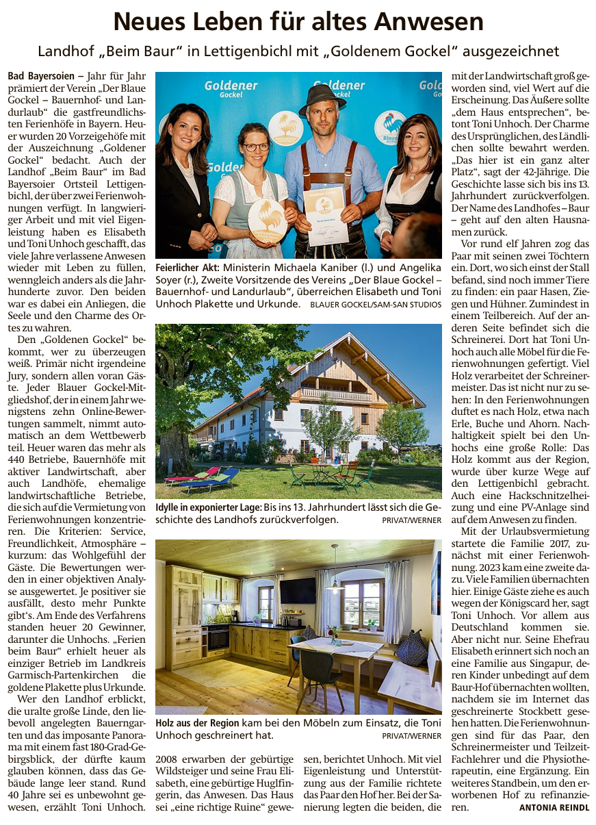 Arktikel im Tagblatt