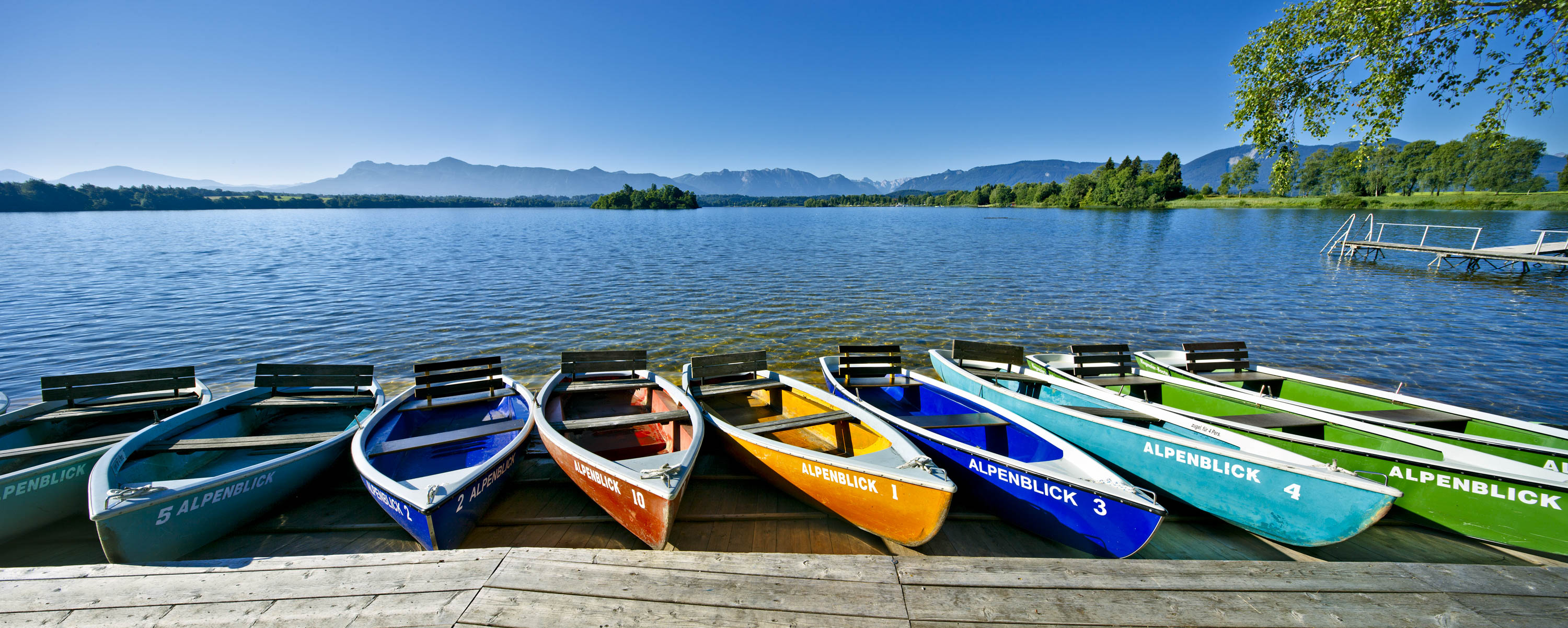 Boote am Staffelsee
